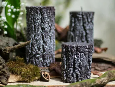 Obrázek produktu pro Bolsius sloupková svíčka šedá 15 cm Ø 5,8 cm