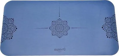Produktbild von Famanu Yoga-Matte Kniepad - Antirutsch, 64 x 33 cm, Blau