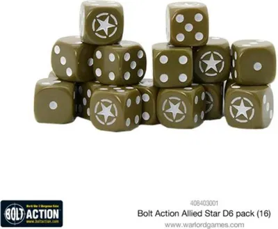 Produktbild von Bolt Action Allied Star D6 Pack