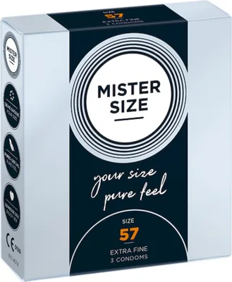 Immagine prodotto di Mister Size - Preservativo Taglia L 57 Mm (3 Unità)