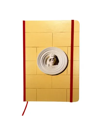 Produktbild von Notizbuch A5 Hardcover Kunstleder Skizzen 160 Seiten Architektur Maske Antike