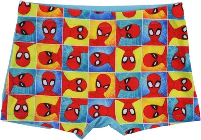 Produktbild von Marvel Spiderman Kinder Badehose Badeshorts – Rot / 104/110