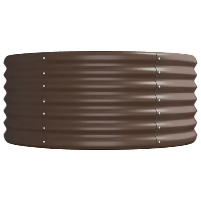 Produktbild von Hochbeet Verzinkter Stahl 512x80x36 cm Braun