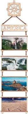 Zdjęcie produktu dla Puzzle 2D, America de Sud, EWA, lemn, 118 piese