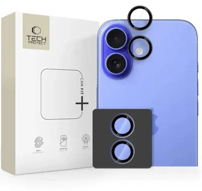 Image de Tech-Protect Camring Fit+ Camera Cover pour Iphone 17 - Noir