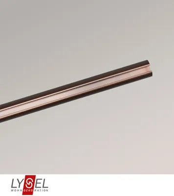 Produktbild von LYSEL® Gardinenstange Opal Innenlauf Bronze, Länge: 200cm