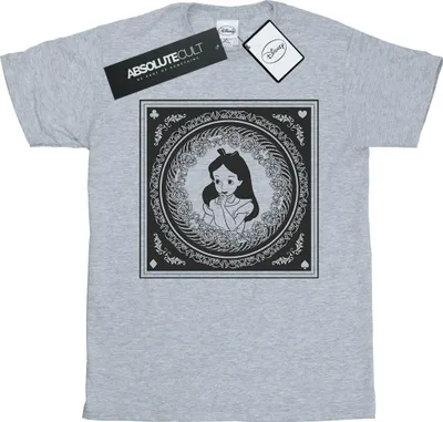 Produktbild von Disney - "Alice in Wonderland" T-Shirt für Damen BI8581 (XXL) (Grau)