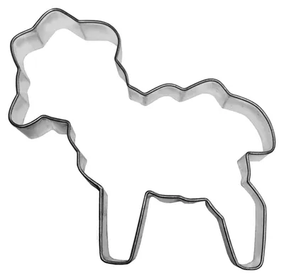 Produktbild von EkoForemki Ausstecher Lamm 9,5 cm für Plätzchen und Ostern