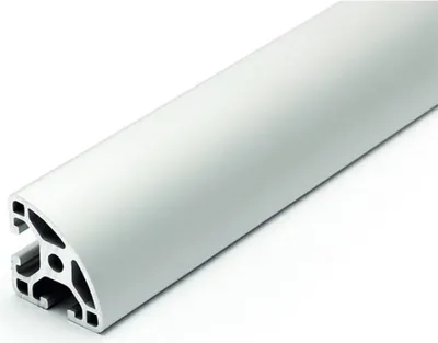 Produktbild von Länge 1890mm - Aluminiumprofil 30x30L Radius R30 I-Typ Nut 6 (leicht), silber eloxiert. Aluminium Profil 30x30 Alu Profil 30 x 30 Montage- Systemprofil