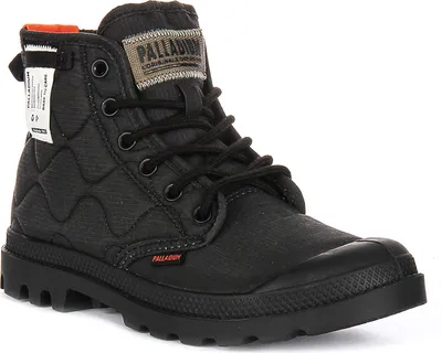 Produktbild von Palladium Pampa Re Quiltd Stiefel in Schwarz – 4 UK - 37 EU - 4.5 US / Black