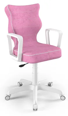 Produktbild von Jugend-Wachstumsstuhl Ergonomischer Schreibtischstuhl Für Körpergrösse 146-176 Cm, Norm Weiss Visto 08