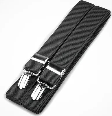 Obrázek produktu pro Šle pánské, délka 125cm, šíře 2,5cm, tvar X, tmavě šedé, 650254/11