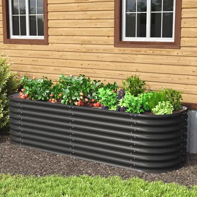Produktbild von Vitavia Erweiterung "Stretched" für Hochbeet "630" schwarz 80 x 63 cm