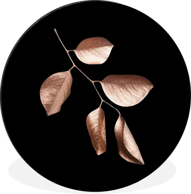 Produktbild von MuchoWow® - Mauerkreis - Wandbilder - Runde Bild - Bild aus Aluminium - Schlafzimmer - Wohnzimmerdekoration - Wand Dekoration
