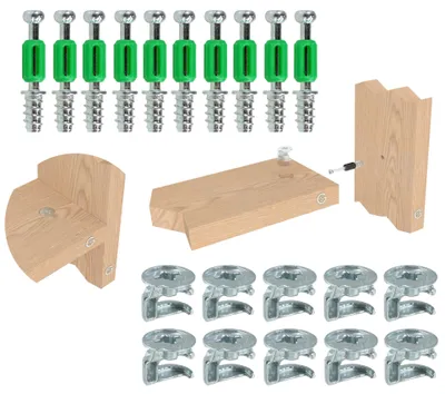 Produktbild von 100 x Möbelverbinder Exzenterverbinder EURO 24
