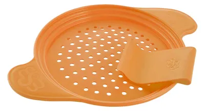 Immagine prodotto di Alternativa per la pressa per spätzle e il tagliapasta per spätzle: il "Spätzlewunder" di Muxel con raschietto brevettato, colore arancione