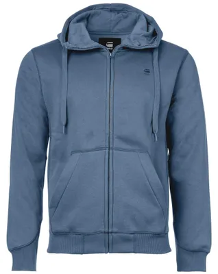 Produktbild von G-STAR Herren Sweat-Jacke - Premium Core, Loungewear, Zipper, Kapuze, einfarbig