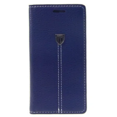 Produktbild von Book Case Handyhülle für Samsung Galaxy S6 Edge Blau Schutz Tasche