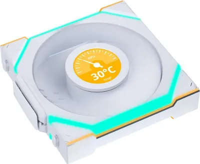 Zdjęcie produktu dla Lian Li UNI FAN SL Wireless LCD 120, Wentylator, 12 cm, Biały