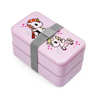Produktbild von Thumbs Up Bento Box, Brotdosenset, Kind, Pink, Kunststoff, Abbildung, Rechteckig
