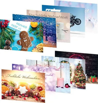 Image de PRICARO Cartes postales de Noël "Motifs 1", A6, 20 pièces