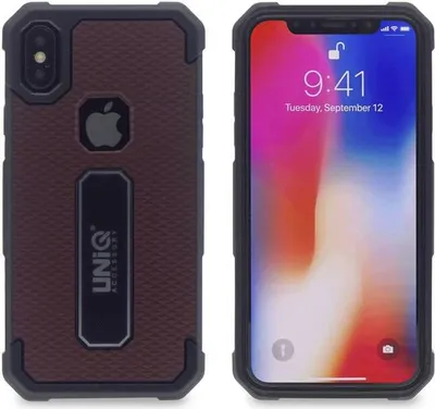 Produktbild von Silicone case for Apple iPhone X - Brown (8719273253502)