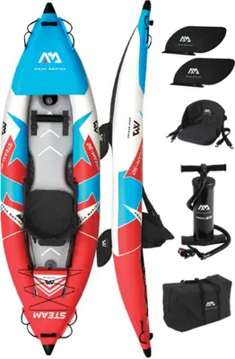 Produktbild von Aqua Marina Steam K2 Professional Aufblasbares Kajak-set , 412 x 80 cm , 412 x 80 cm