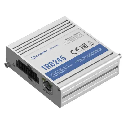 Obrázok produktu pre Teltonika TRB245, Šedá, Výkon, SNMP, TCP, UDP, IPv4, IPv6, ICMP, NTP, DNS, HTTP, HTTPS, FTP, SMTP, SSL v3, TLS, ARP, PPP (planned),..., 10,100 Mbit/s, 150 miliónov paketov za sekundu