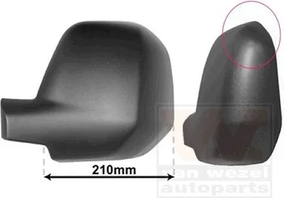 Immagine prodotto di Copertura, specchio esterno * HAGUS * A sinistra da VAN Wezel (0905841) Copertura carrozzeria