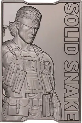 Obrázok produktu pre Limitowana Edycja Metalowego Ingotu Snake z MGS2 - Numerowana, 5000 szt.