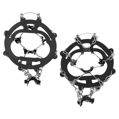 Image de Crampons à glace pour chaussures, Crampons pour chaussures, Couvre-chaussures antidérapants, Grips pour la neige, Crampons de traction, Crampons
