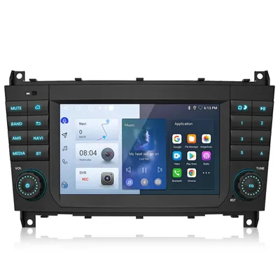 Obrázek produktu pro carplay 2+64G Android13 DAB+ android auto Pro Mercedes Benz C-Class W203 GPS autorádio RDS SWC BT WIFI FM