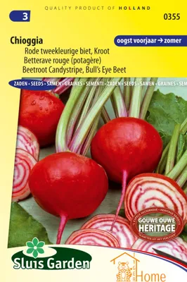 Immagine prodotto di Semi di barbabietola Chioggia Red Bicolor: barbabietole rosse uniche e nutrienti per gli appassionati di orticoltura