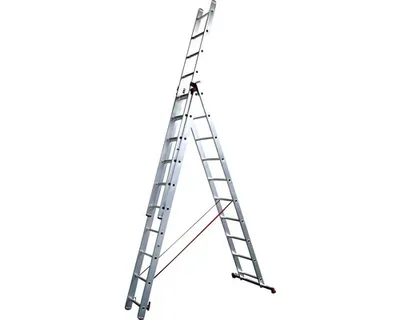Obrázok produktu pre Hliníkový rebrík ALVE Helper 3x10 priečok typ 6610