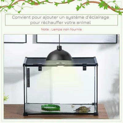 Produktbild von Terrarium – Reptilienbox – Faunarium – Vivarium – Lebensraum – Gehärtetes Glas – Metallgitterbelüftung