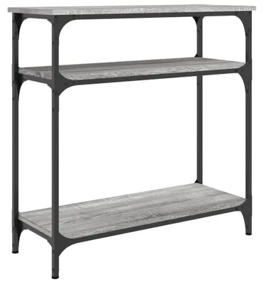 Obrázok produktu pre vidaXL Konzolový stolík Grey Sonoma 75x29x75 cm Drevo Materiál