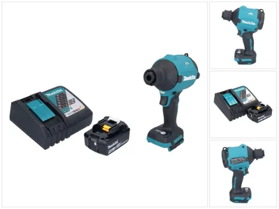 Produktbild von Makita DAS 180 RT1 Akku Gebläse 18 V Brushless + 1x Akku 5,0 Ah + Ladegerät