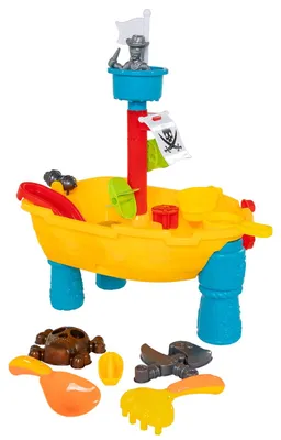 Produktbild von Piratenboot-Wassertisch mit Zubehör.