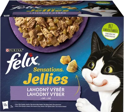 Produktbild von FELIX Sensations karma dla kota - indyk, makrela, jagnięcina - 12x85g