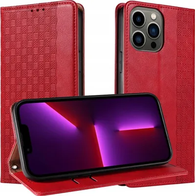 Image de Etui Magnet Strap Etui Samsung Galaxy S23+ avec rabat Portefeuille Mini Lanyard Stand Rouge
