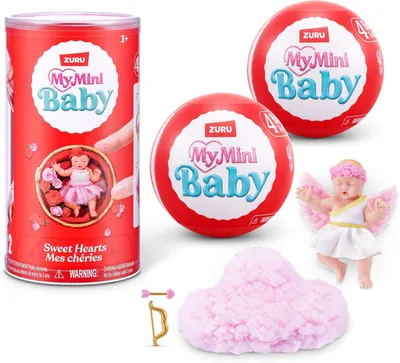 Productafbeelding van Mijn mini-Mijn mini Baby sweethearts-Serie 1-Capsule - 2PK In PVC-buis