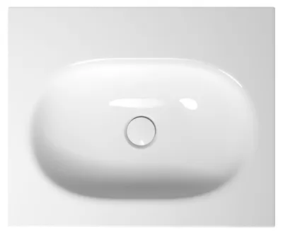 Immagine prodotto di BetteComodo lavabo à encastrer, 1 trou pour robinet, sans trop-plein, 600x495x120mm, A215-000HLW1, A215-000HLW1