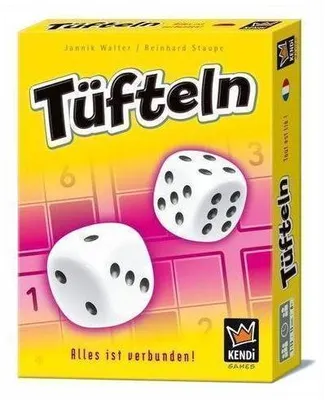 Produktbild von TÜFTELN Würfelspiel für 1–15 Spieler ab 8 Jahren mit Spielblock