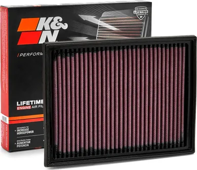 Produktbild von K&N 33-2231 Hochleistungsluftfilter für BMW 3 Limousine (E46) Langzeitfilter Quadratisch