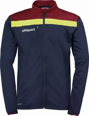 Produktbild von Uhlsport Offense 23 Polyesterjacke Kinder - Marine / Bordeaux / Neongelb
