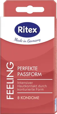 Produktbild von 8 Ritex Feeling Kondome - konturierte Form -  Germany