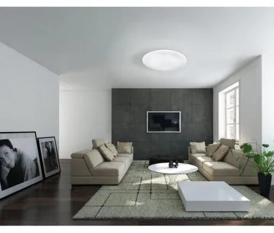 Produktbild von LED-Deckenleuchte Ø33 1440LM IP44 METALL WEISS