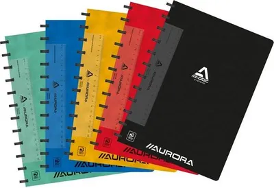 Immagine prodotto di Quantore – Scrittura classica, righe A4, 144 pagine, 90 g, assortito | 10 pezzi