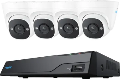 Image de Reolink NVS8-5MD4 Kit de vidéosurveillance 8 canaux 4 caméras dôme 5MP NVR PoE 2TB