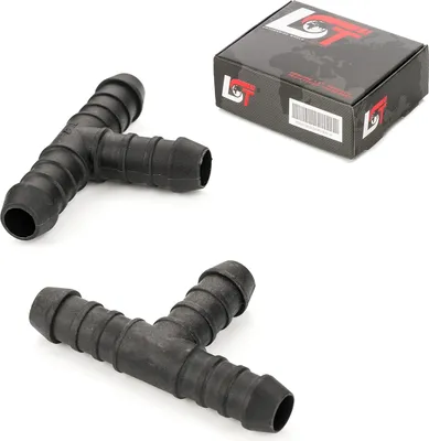 Produktbild von 2x Schlauchverbinder PA6 T-Stück Benzin ölbeständig 12 mm für JAGUAR MERCEDES